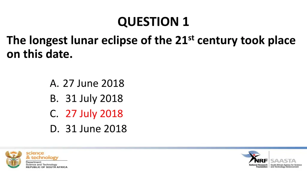 question 1