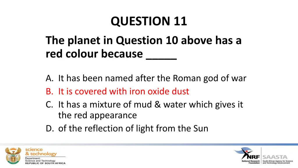 question 11 1