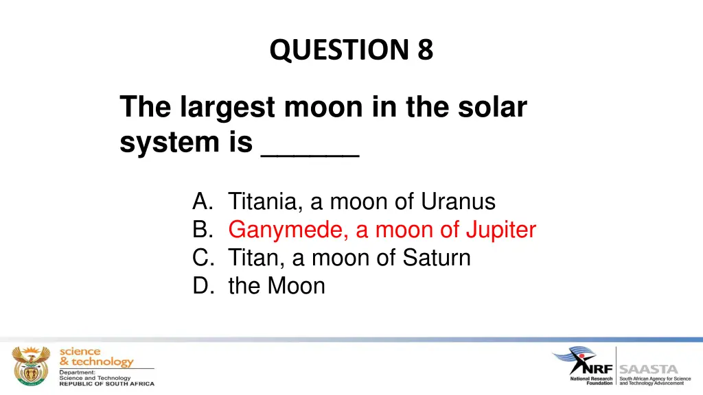 question 8 1