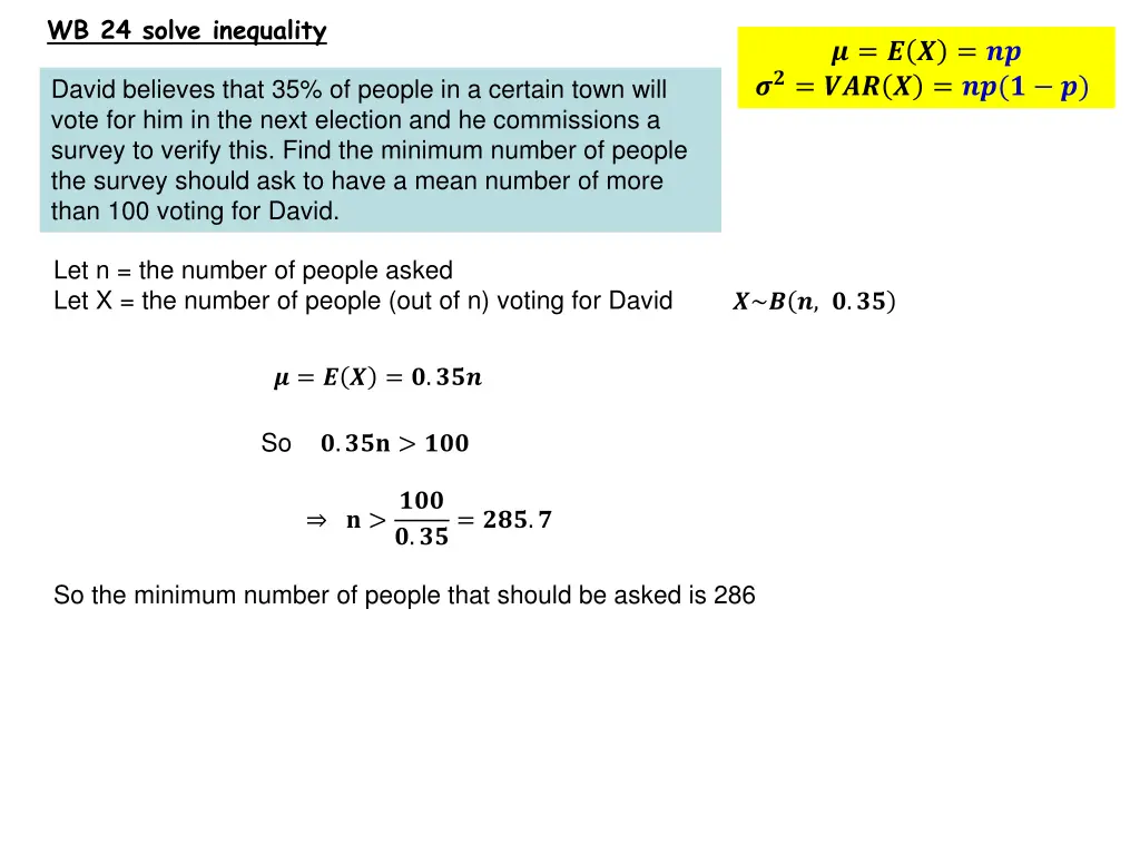 wb 24 solve inequality