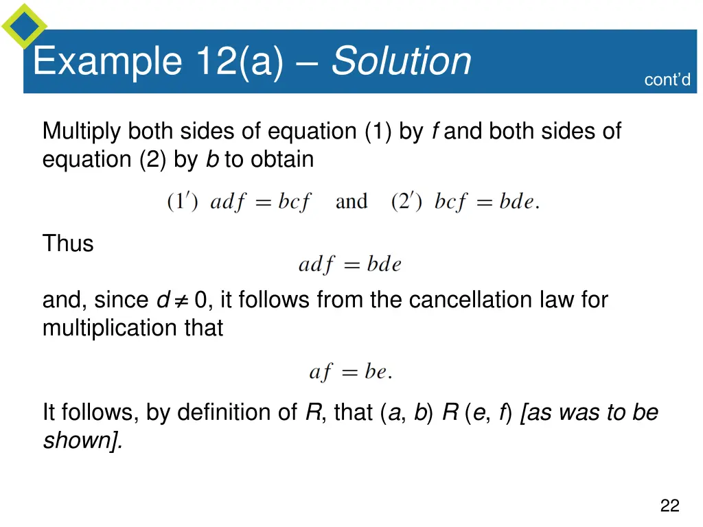 example 12 a solution 1