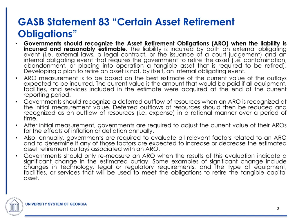 gasb statement 83 certain asset retirement 1