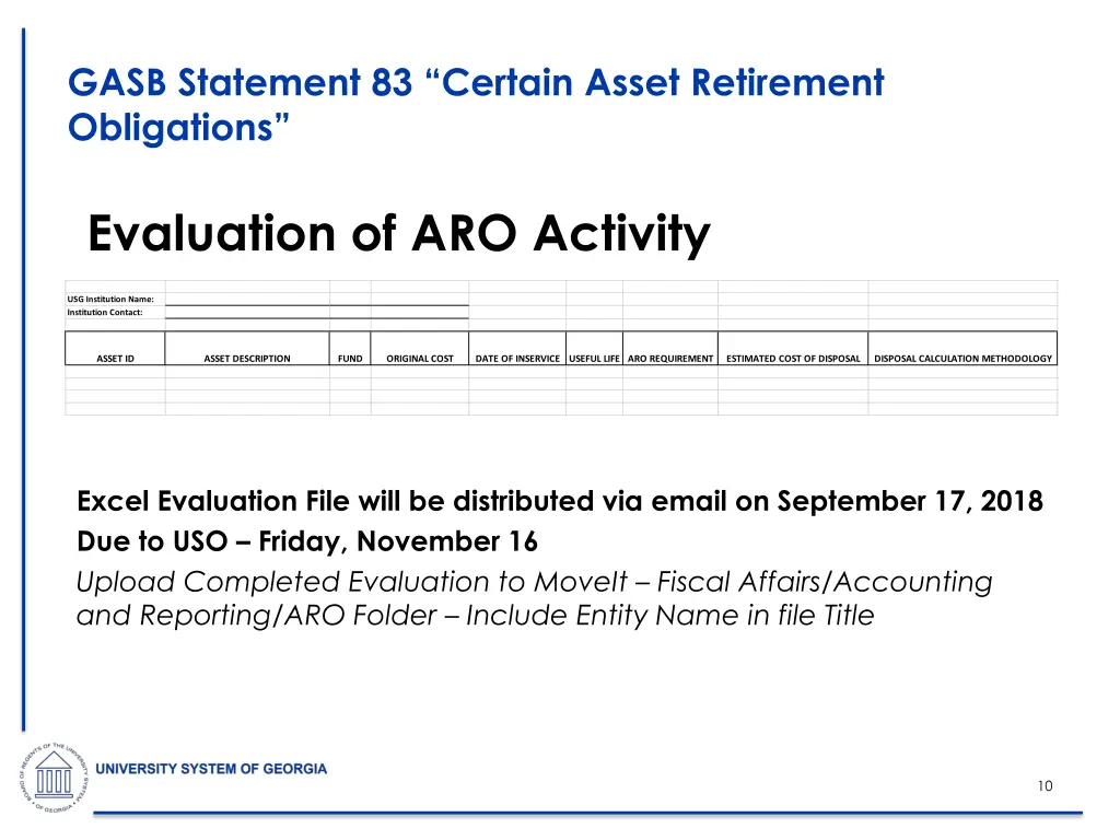 gasb statement 83 certain asset retirement 7