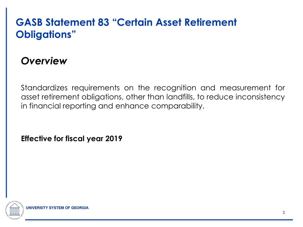 gasb statement 83 certain asset retirement