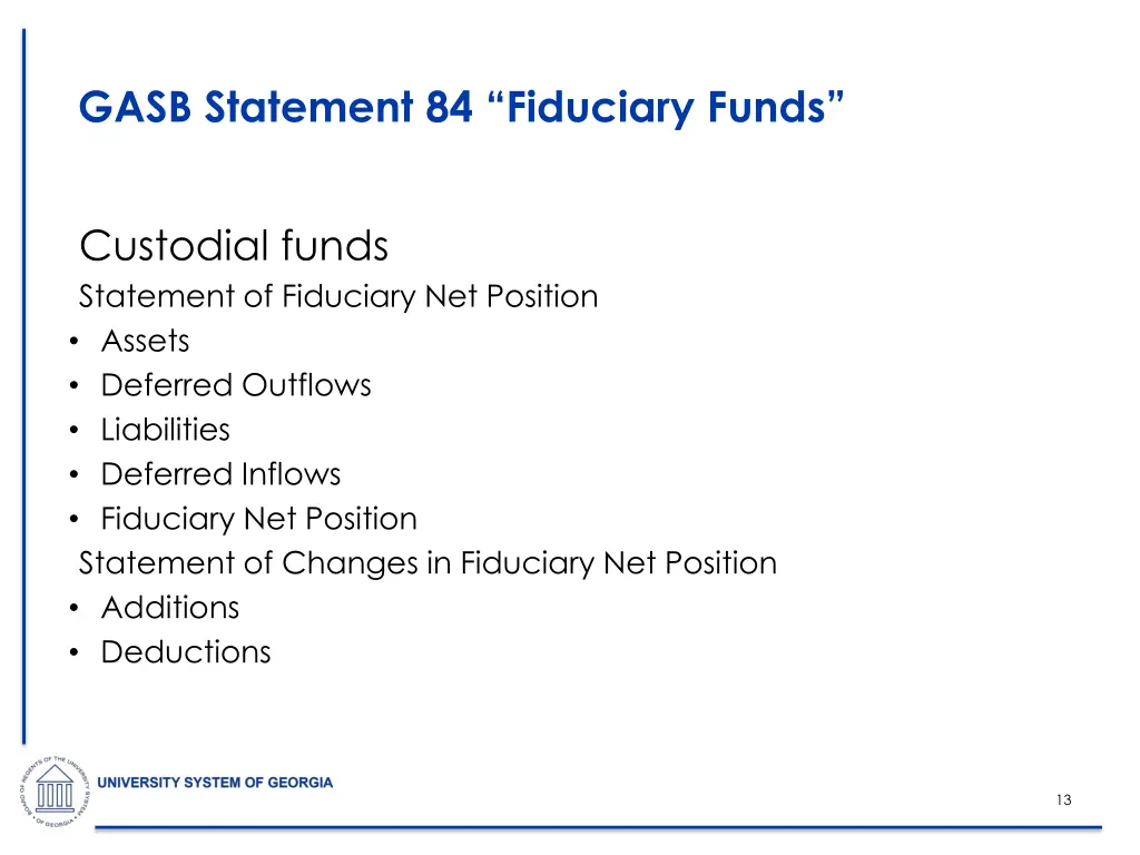 gasb statement 84 fiduciary funds 2