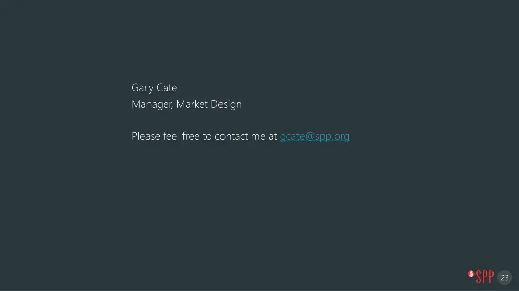 gary cate manager market design