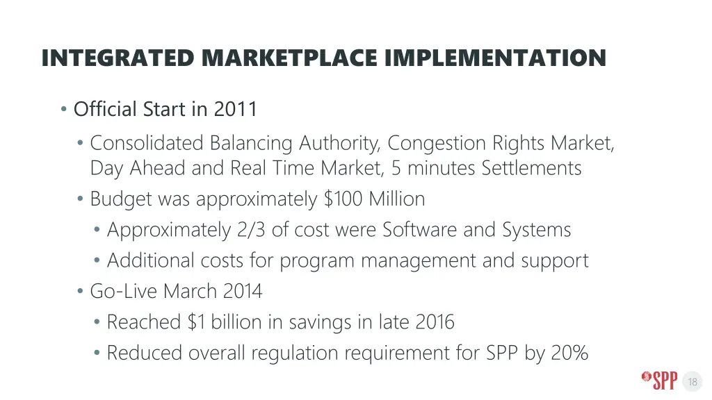 integrated marketplace implementation 1