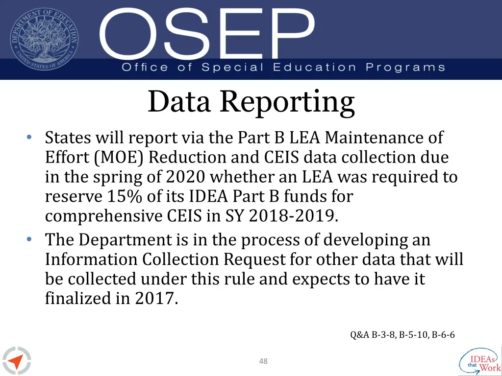 data reporting