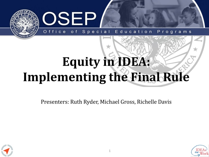 equity in idea implementing the final rule