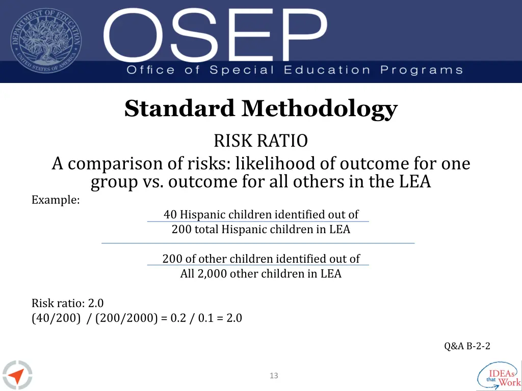 standard methodology 1