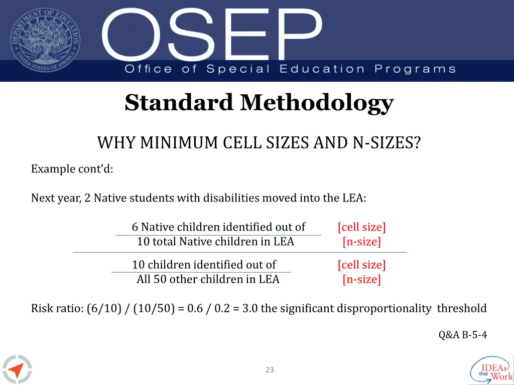 standard methodology 11