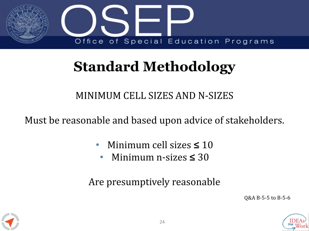 standard methodology 12