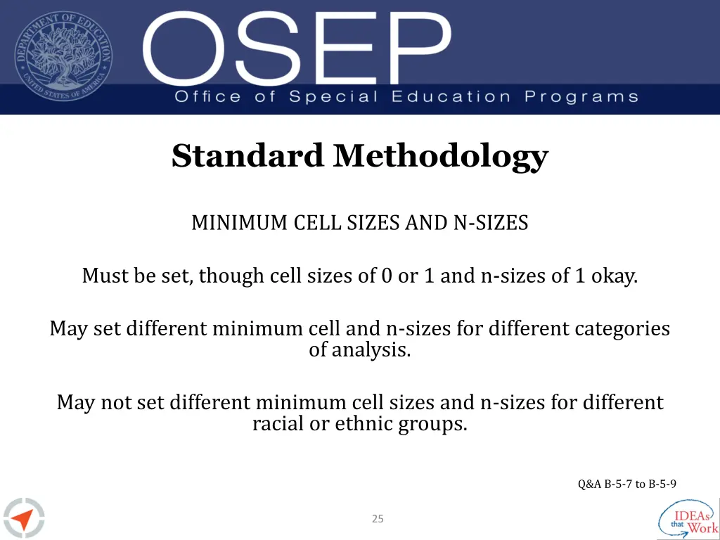 standard methodology 13