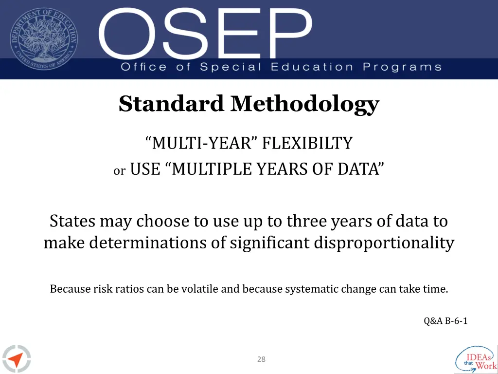 standard methodology 16