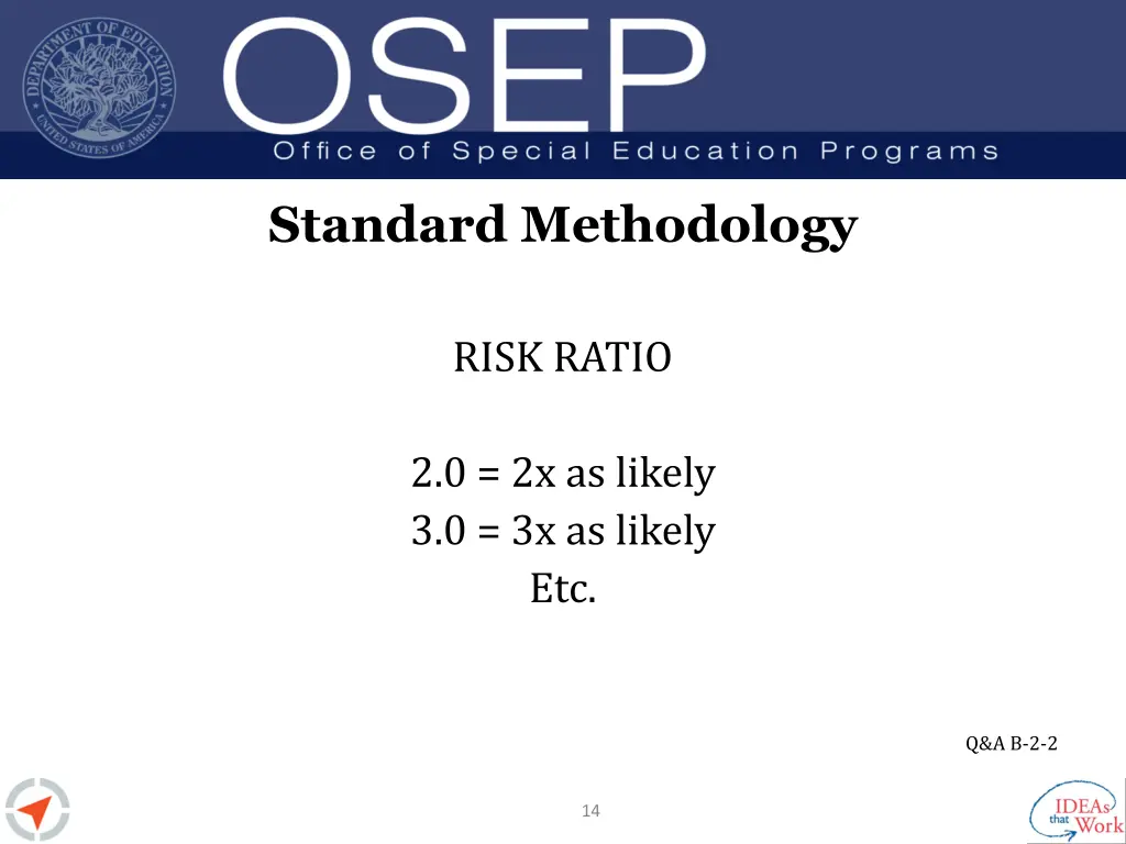 standard methodology 2