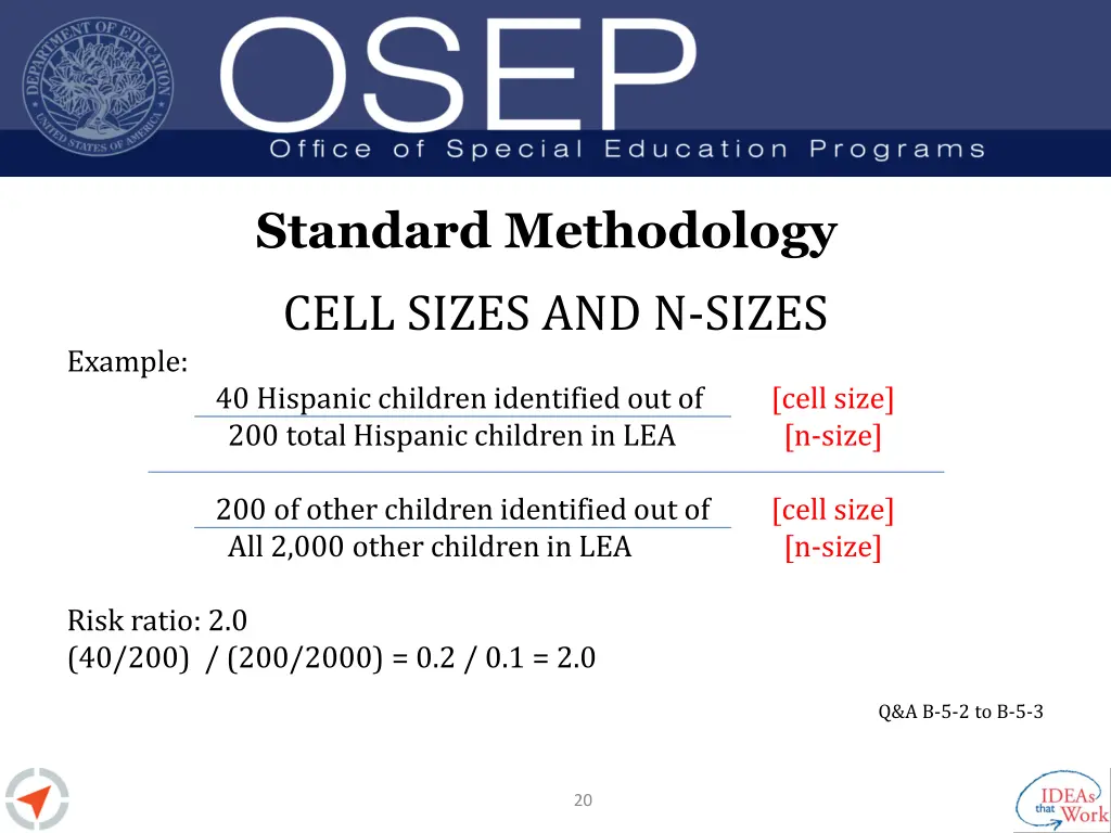 standard methodology 8