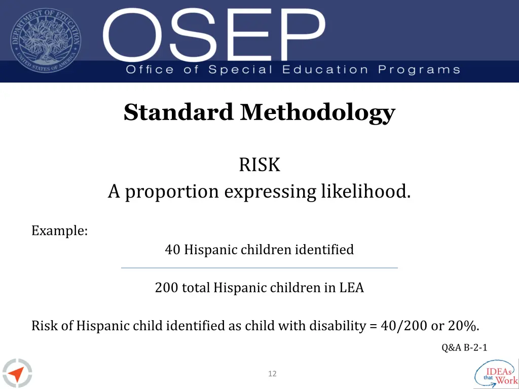 standard methodology