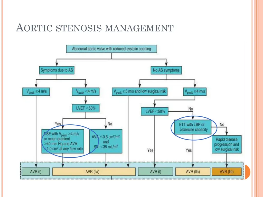 a ortic stenosis management