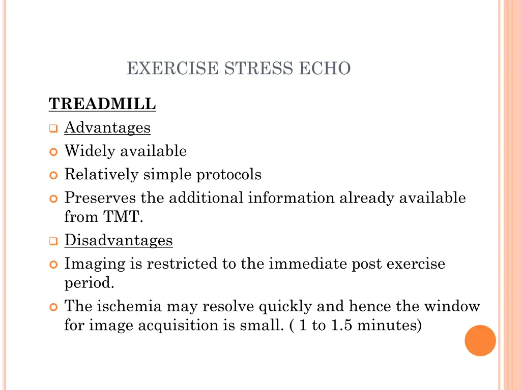 exercise stress echo