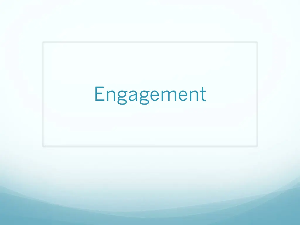 engagement