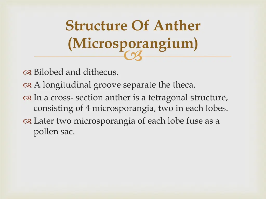 structure of anther microsporangium