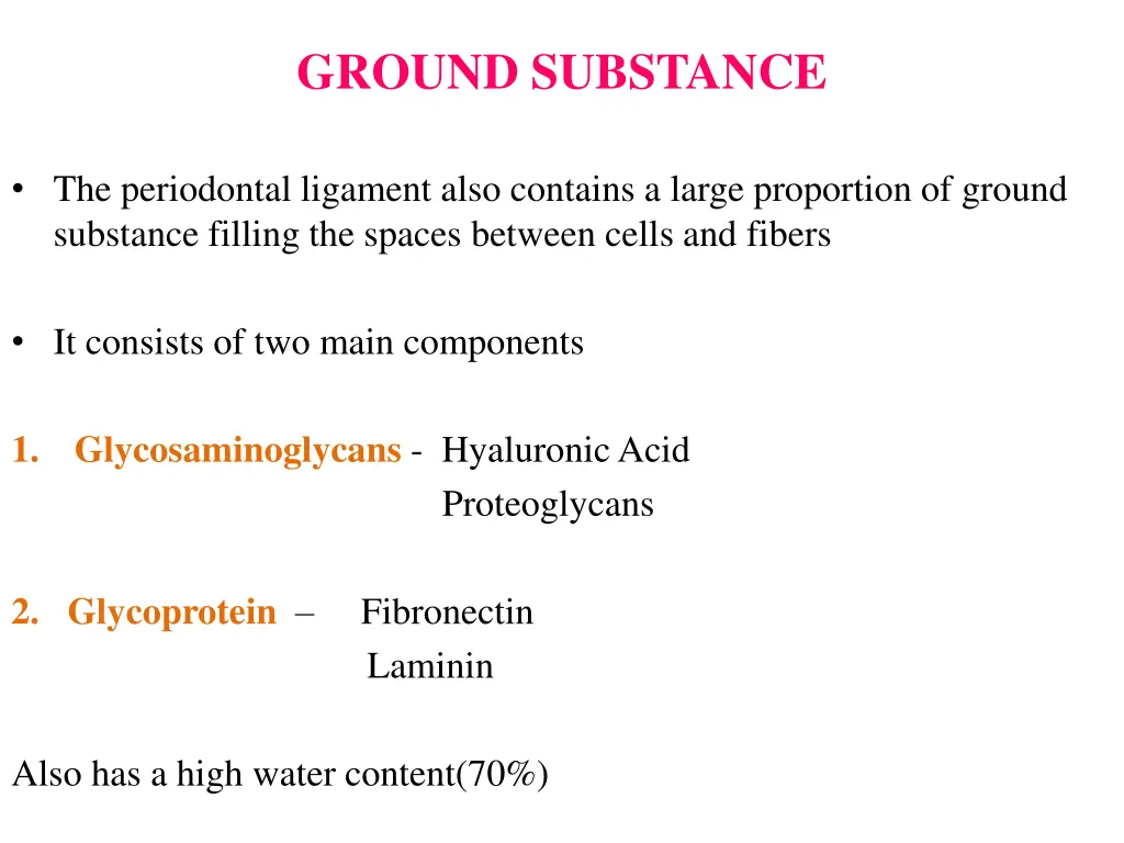 ground substance