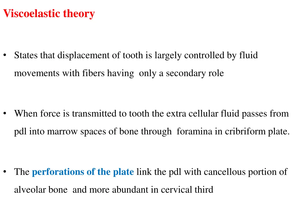 viscoelastic theory