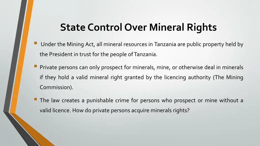 state control over mineral rights