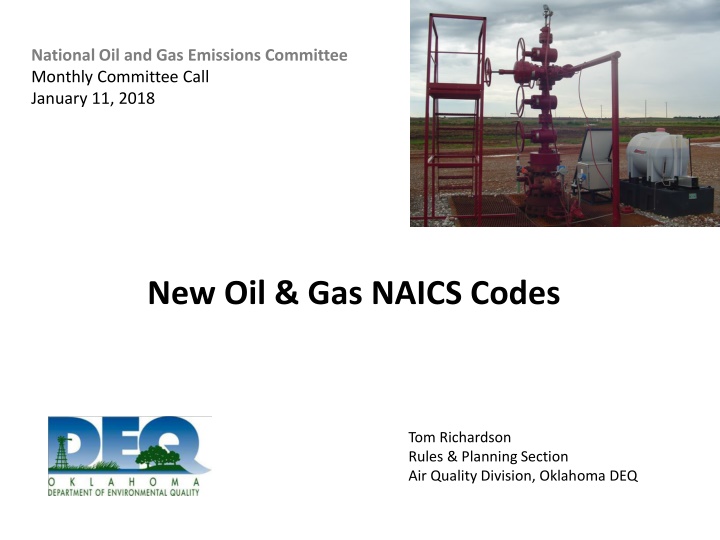 national oil and gas emissions committee monthly