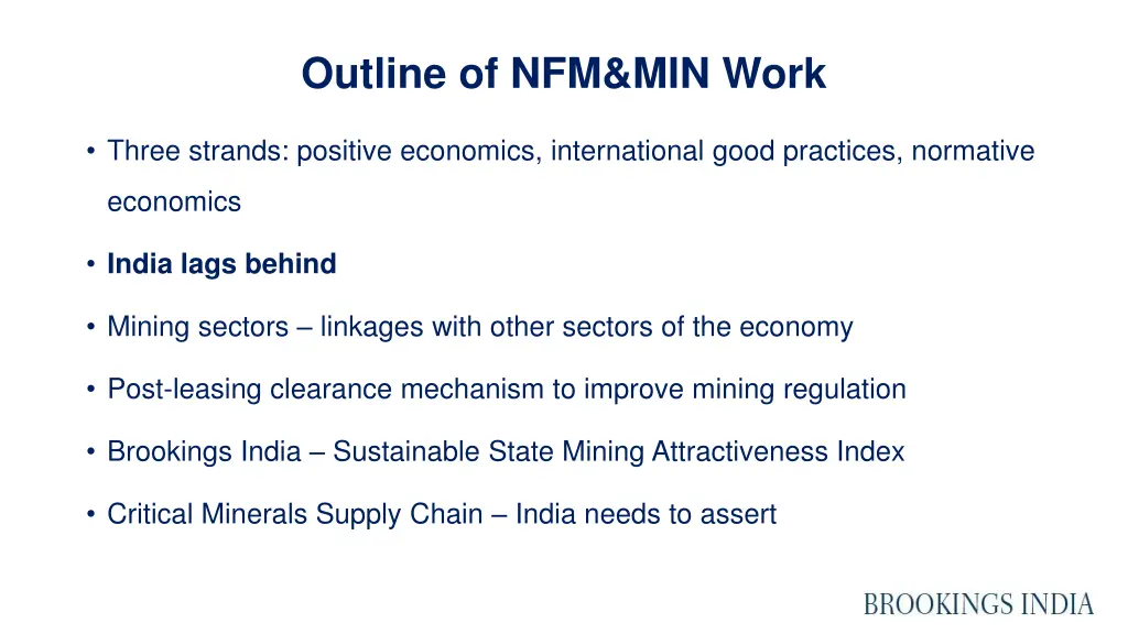 outline of nfm min work 1