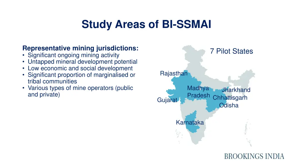 study areas of bi ssmai