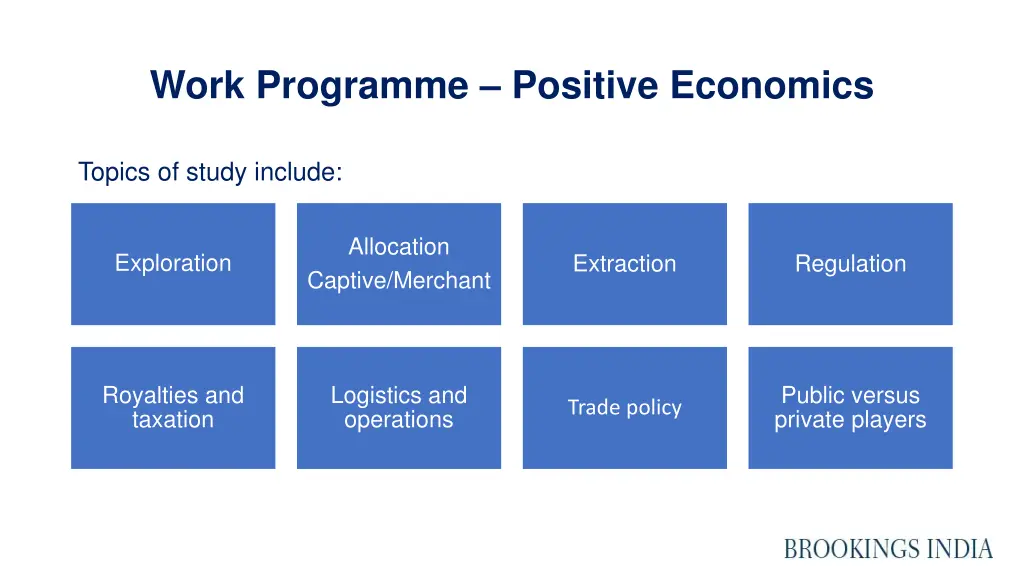 work programme positive economics