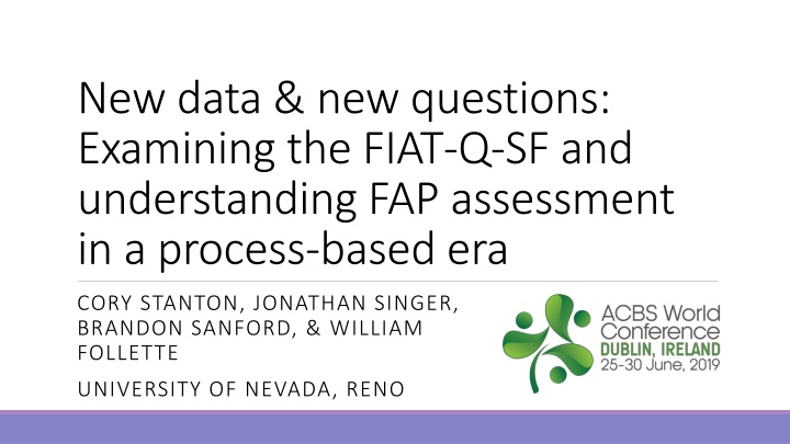 new data new questions examining the fiat