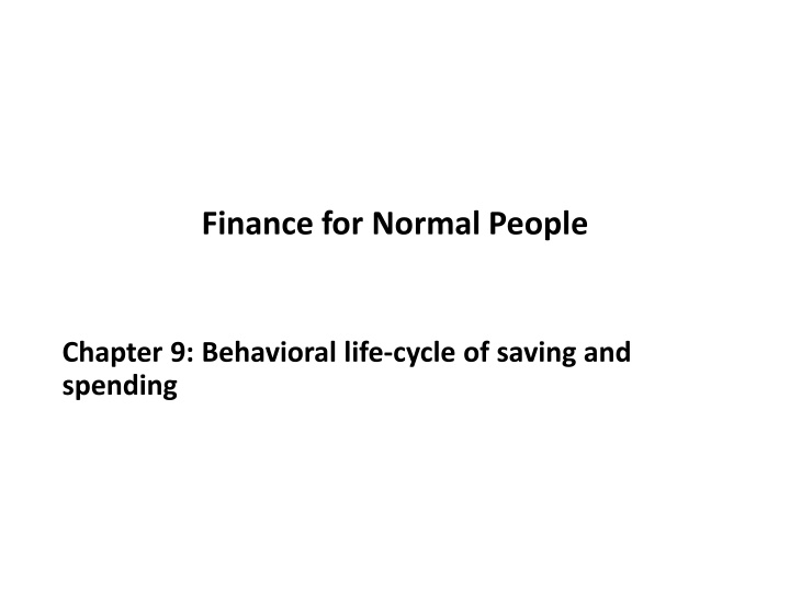 finance for normal people