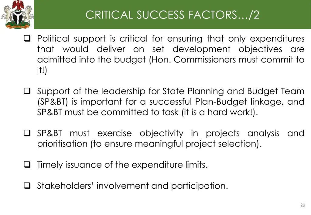 critical success factors 2