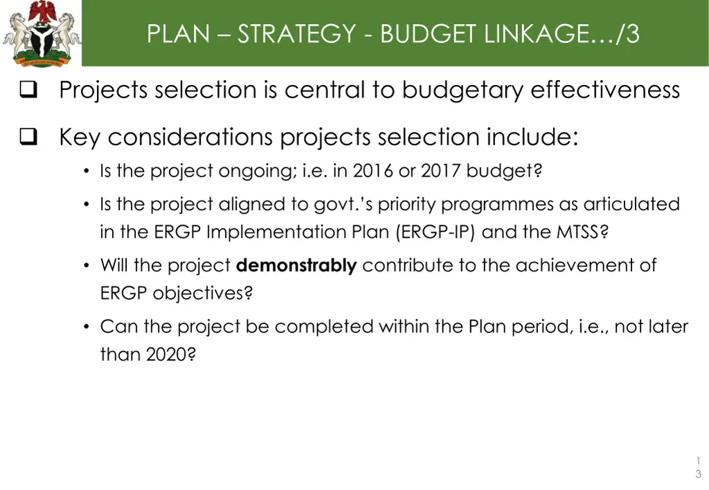 plan strategy budget linkage 3