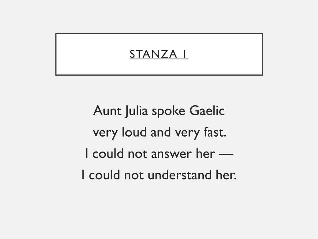 stanza 1