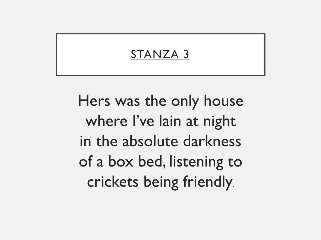 stanza 3