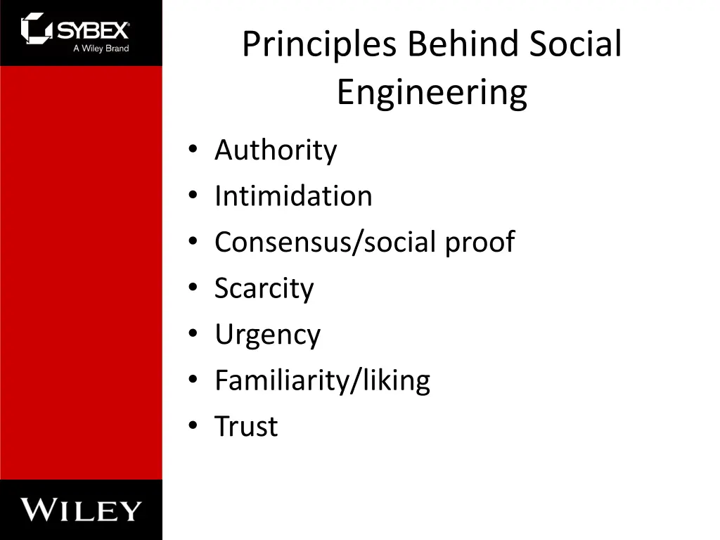 principles behind social engineering