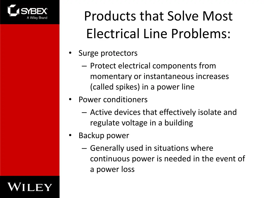 products that solve most electrical line problems