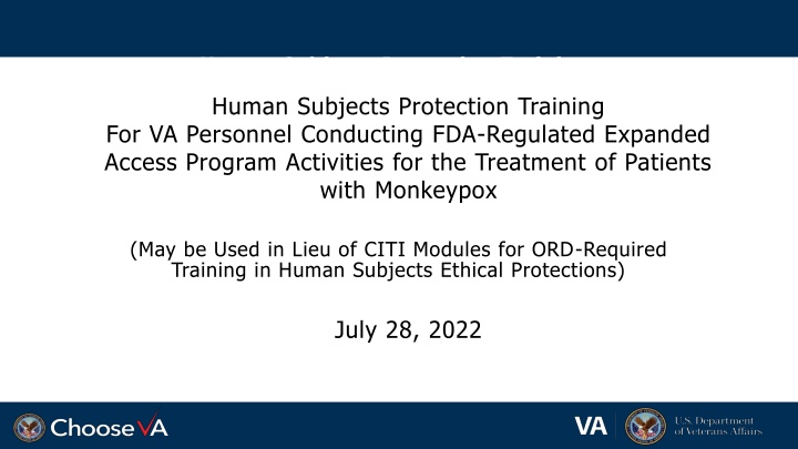 human subjects protection training