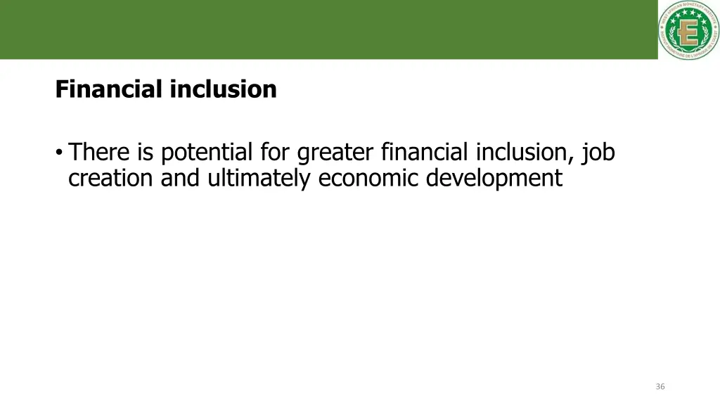 financial inclusion