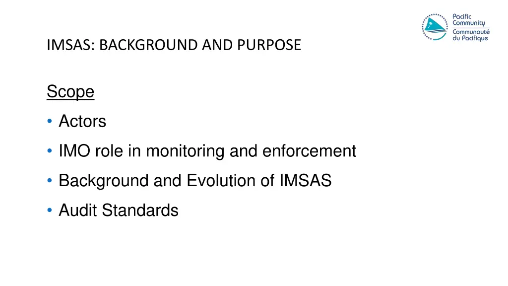 imsas background and purpose