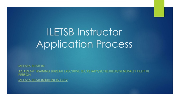 iletsb instructor application process