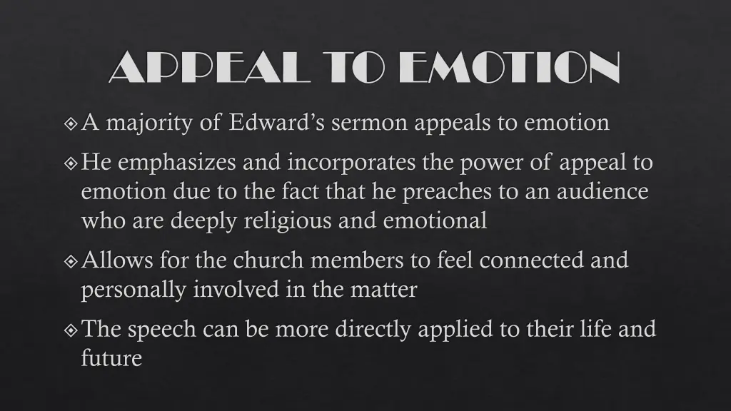 appeal to emotion