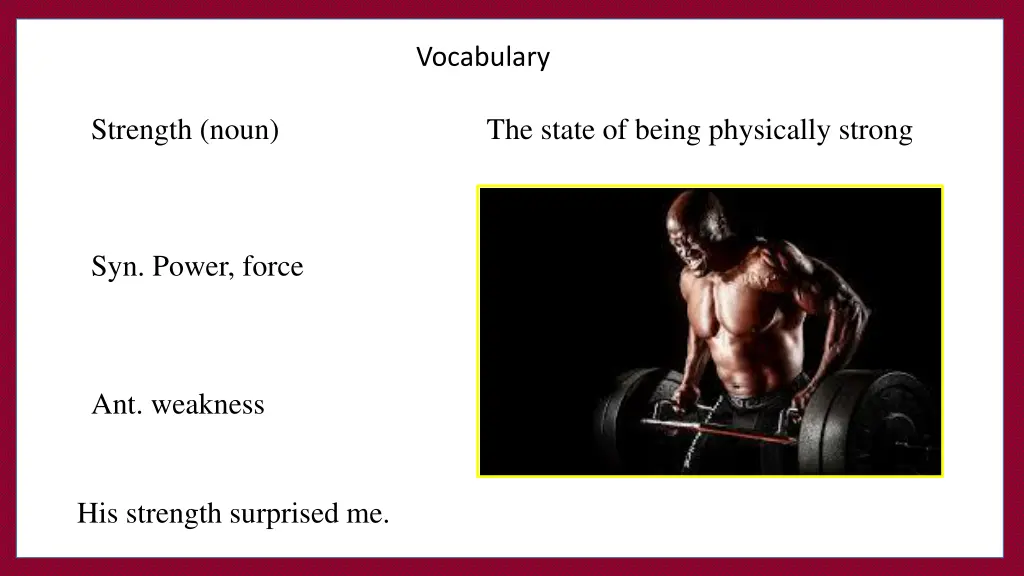 vocabulary 2