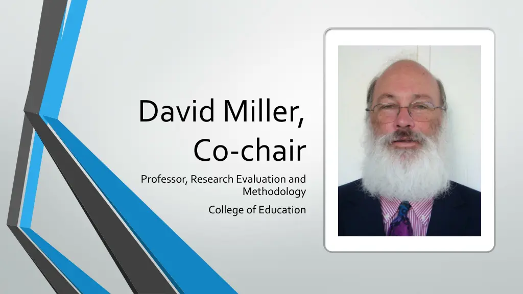 david miller co chair professor research