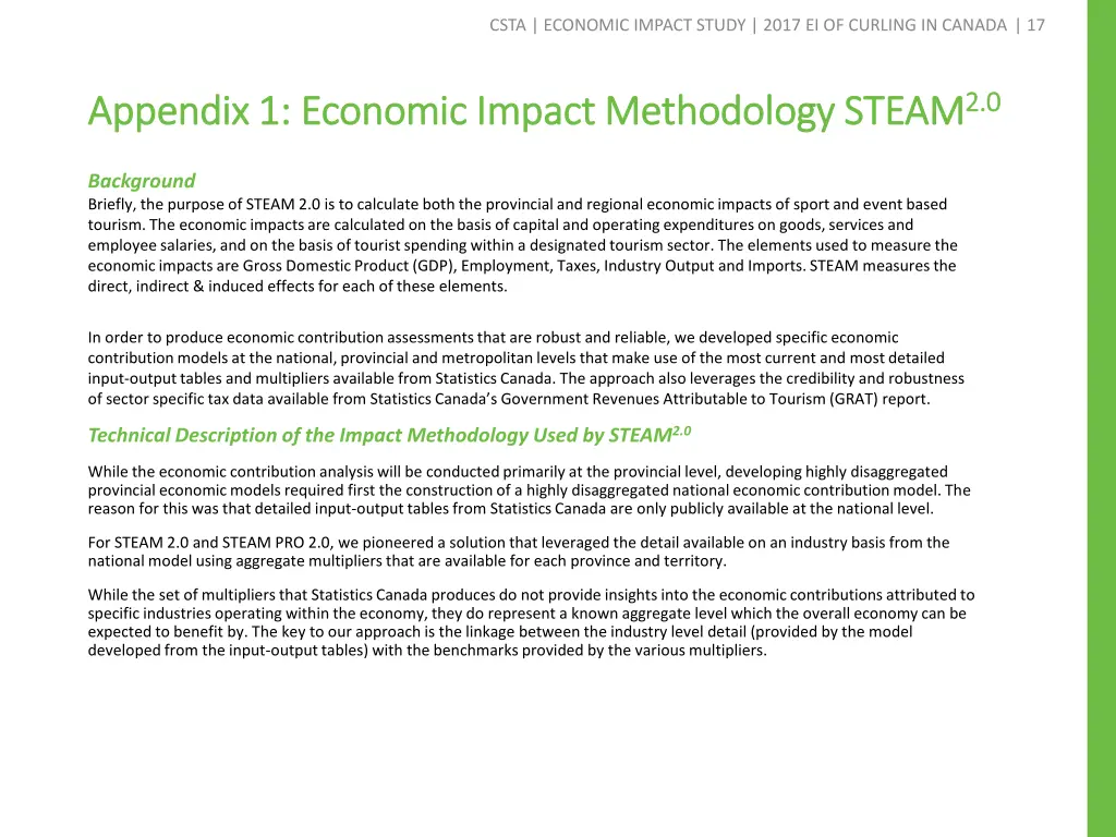 csta economic impact study 2017 ei of curling 15