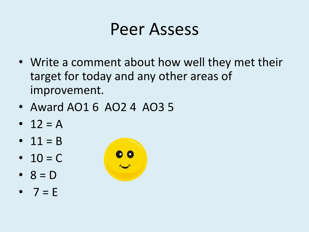 peer assess