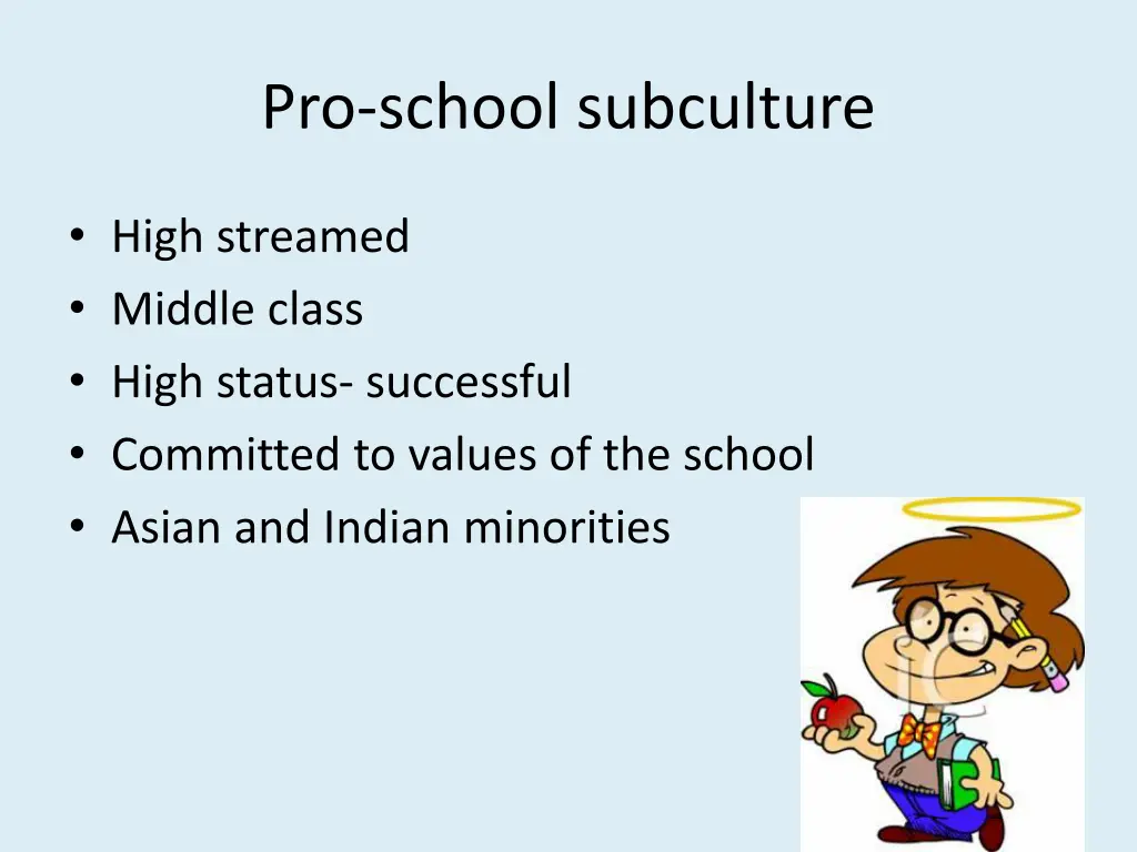 pro school subculture